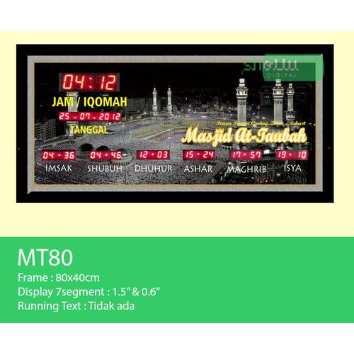 Gambar Jual Jam Digital Masjid | MT80 dari TokoMasjidku Kab. Bekasi Tokopedia