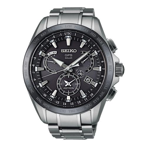 Jual Seiko SSE045J1 Astron GPS Solar Dual Time Titanium - Jakarta Barat -  sunarloji | Tokopedia