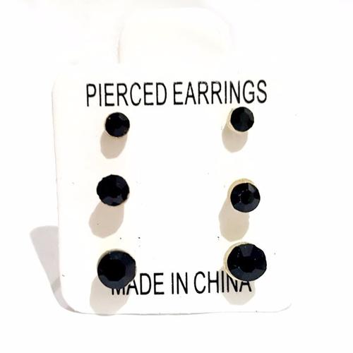 Gambar Anting Wanita Pierced Set HITAM Murah 1 set isi 3 pasang dari larisaksesoris Jakarta Barat Tokopedia