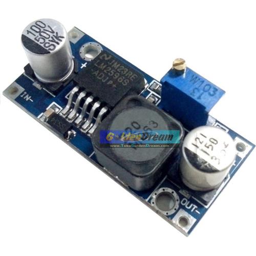 Foto Produk LM2596 adjustable DC-DC step down input 3-40V output 1.5-35V dari VISITEK
