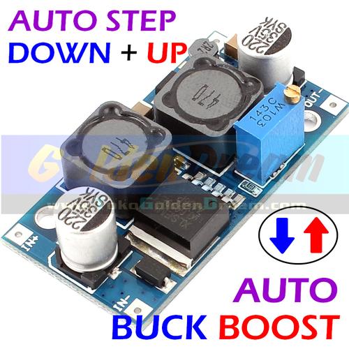 Foto Produk Auto Buck Boost Step Down + Up XL6009 Adjustable Converter Solar Aki dari VISITEK