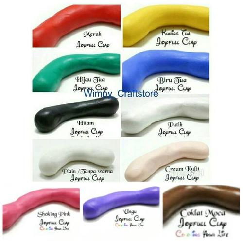 Foto Produk bahan clay joyfull clay air dry clay cold porcelain resin clay craft dari Wimpy Clay