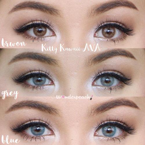 Foto Produk ORIGINAL Softlens soflens softlense MINI AVA BY KITTY KAWAII HYDRO + dari MamunHouse