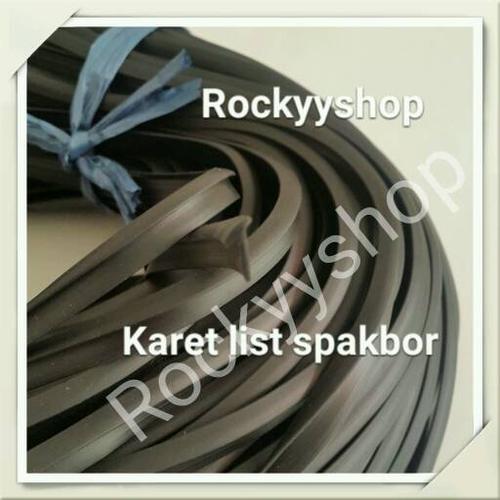 Foto Produk karet List untuk body kit dan spakbor warna Hitam.(HITAM) dari Rockyyshop