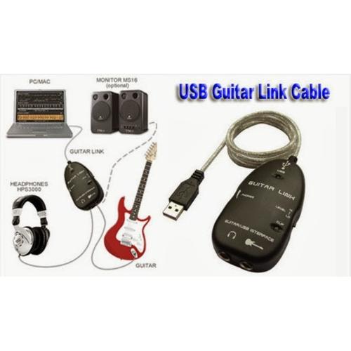 Foto Produk USB GUITAR LINK CABLE / USB GITAR BISA RECORDING DI LAPTOP / PC / MAC dari VN STORE ONLINE