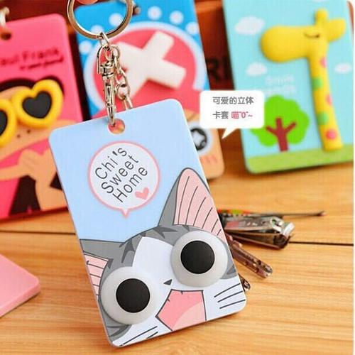 Gambar Tempat Kartu / ID Card Holder Gantungan Kunci Karakter dari Alat Tulis Alpha Omega undefined Tokopedia