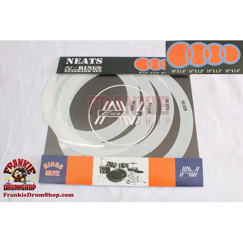 Foto Produk Neats N - Rings Standard Set (Damper Peredam Gaung Drum) dari FrankieDrumShop