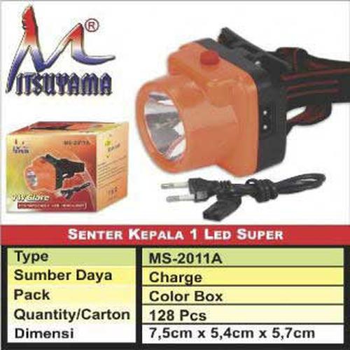 Foto Produk senter kepala Cas MS-2011A 1 led super dari grosirltc