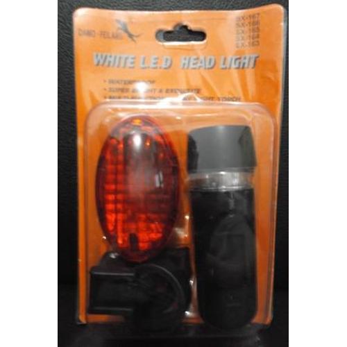 Foto Produk Jual Lampu Sepeda Depan Belakang Dilengkapi Warning Light Feilang Baru dari Claudia Krystina