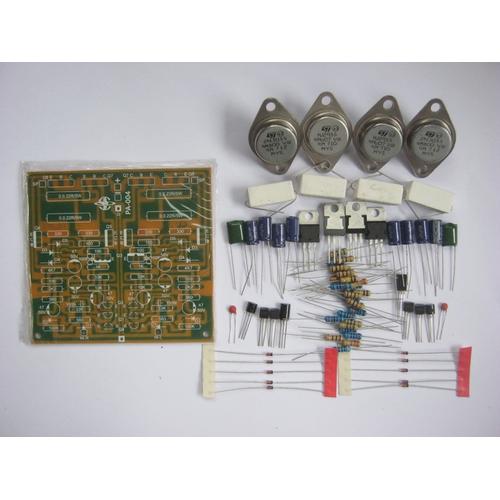 Jual DIY PCB dan Komponen 150 Watt OCL Stereo Power Amplifier Saturn PA