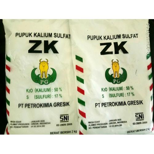 Gambar Pupuk Kalium Sulfat (ZK) 2 kg dari PETROMART Kab. Gresik Tokopedia