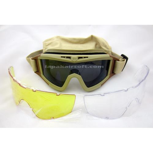 Foto Produk GOGGLES REVISION 3 LENSA / Kacamata Airsoft dari Lapakairsoft