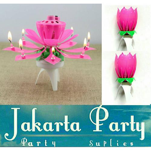 Foto Produk Music Candle / Lilin Lotus / Lilin Bunga Teratai / Lilin Nyanyi dari Jakarta Party