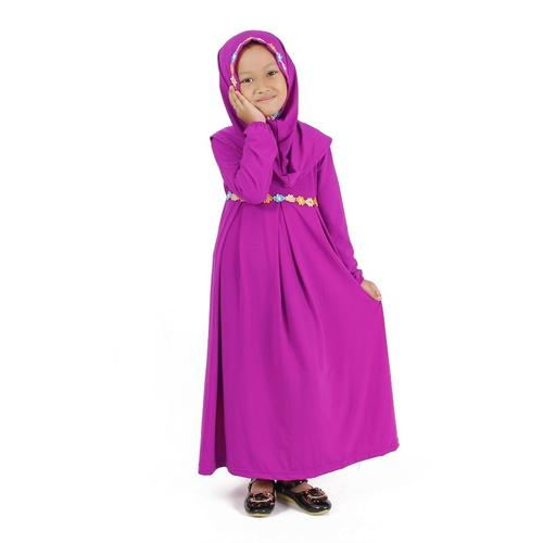 Gambar Baju Muslim Anak Perempuan Ungu Magenta Lucu Simple Murah dari Grone Kota Cimahi Tokopedia