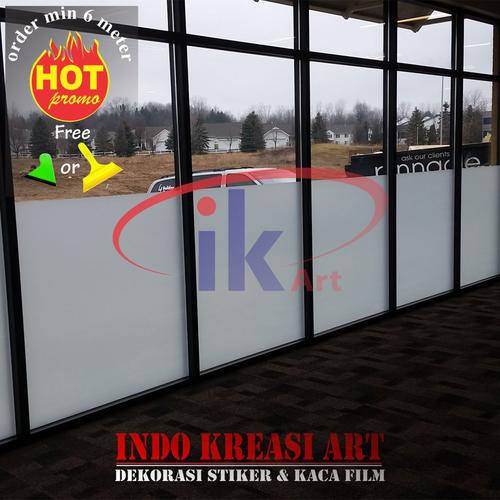 Foto Produk STICKER / STIKER SUNBLAST / SANDBLAST / BURAM / ES ( WINDOW FILM ) - LEBAR 90 TIPIS dari PUSAT KACA FILM & STIKER
