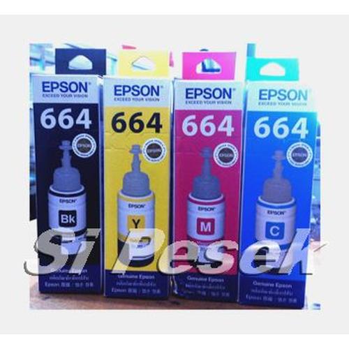 Foto Produk Tinta Epson Original L100 L200 L110 L210 L220 L300 L350 L550 L565 L655 dari Si Pesek