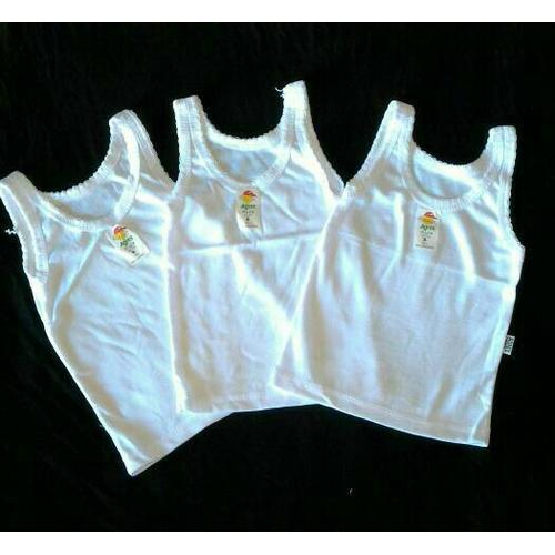 Foto Produk singlet kaos dalam bayi dan anak agree kids - baju branded halus tebal - L dari tokonees