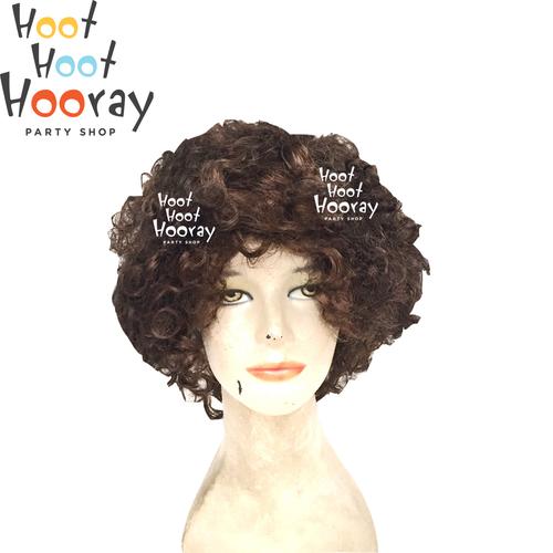 Foto Produk Wig Coklat / Wig Kribo Coklat / Wig Badut / Wig Cosplay / Rambut Palsu dari Hoot Hoot Hooray