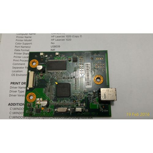 Formatter Board 1020 Printer HP 