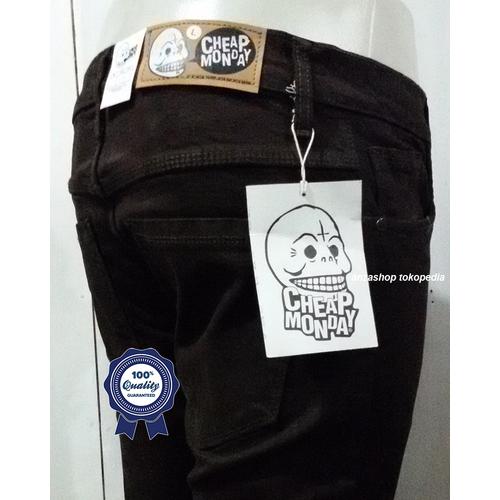 Foto Produk Celana Jeans Branded CheapMonday Bandung Pensil/Skinny/Streach Coklat dari Anza Shop
