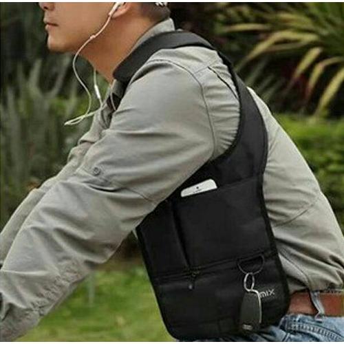 Foto Produk Tas gadget pundak army polisi FBI agen 007 bag organizer - Hitam dari slyshop