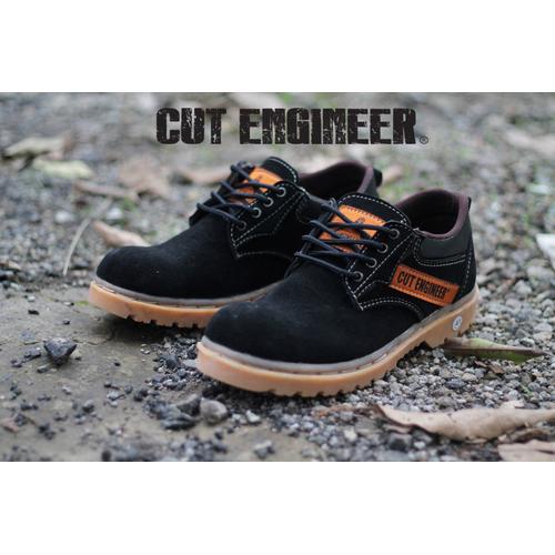 Foto Produk Cut Engineer Safety Rubber Low Boots Leather Hitam dari Cut Engineer