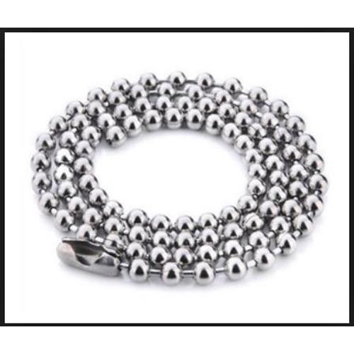 Jual Rantai Kalung Biji Lada Ukuran 5mm 