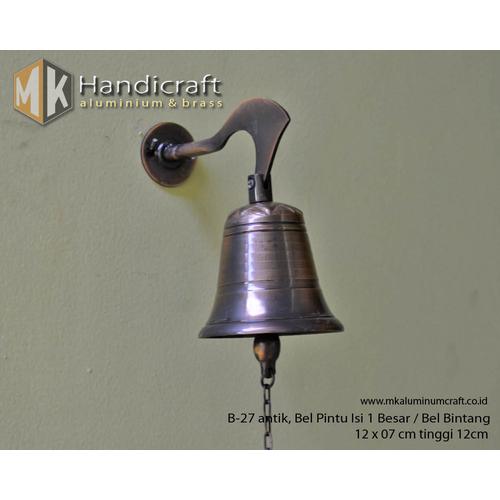 Foto Produk Bel Pintu Lonceng isi 1 - Bel Bintang - Bel Kuningan dari MK Aluminium