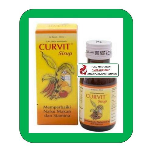 Foto Produk CURVIT SYRUP KEMASAN 60 ML / VITAMIN NAFSU MAKAN ANAK dari TK KESEHATAN MERAH PUTIH