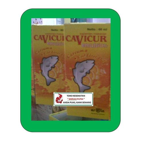 Foto Produk CAVICUR EMULSION KEMASAN 60 ML / VITAMIN NAFSU MAKAN ANAK dari TK KESEHATAN MERAH PUTIH
