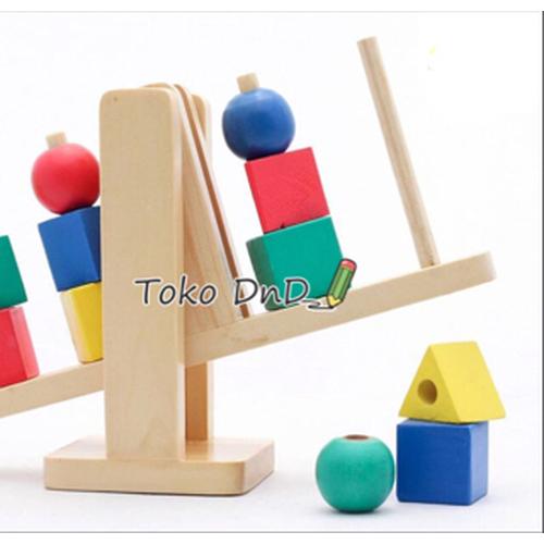 Foto Produk Mainan Edukatif / Edukasi Anak - Geo Balance Timbangan Geometric Warna dari Toko DnD