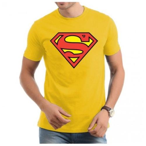 Jual T-Shirt Superman - Kuning - Kota 