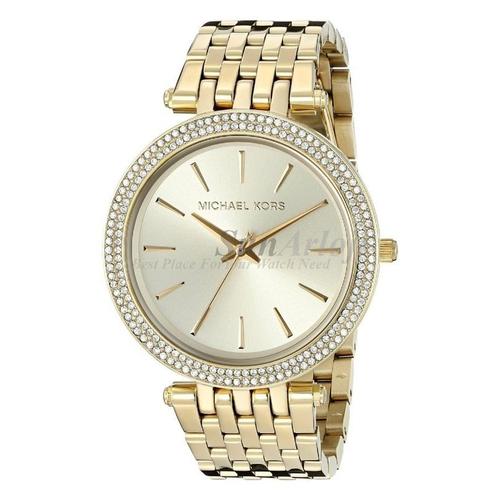 Jual MICHAEL KORS Darci Glitz Gold Dial 