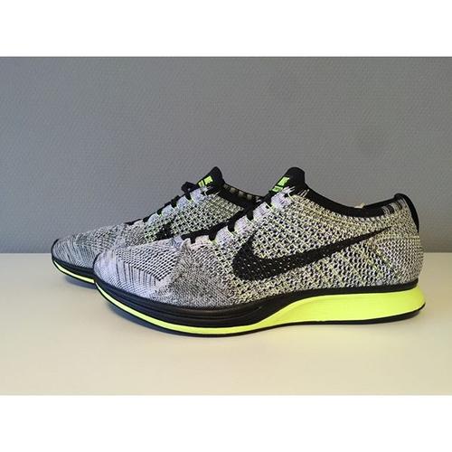 flyknit racer oreo volt