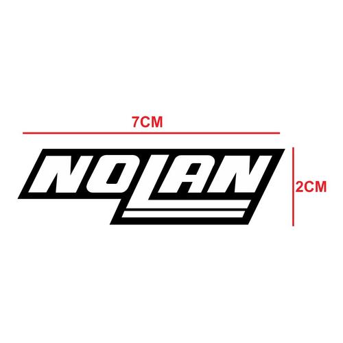 Foto Produk Sticker Cutting Logo Nolan Helmet 7x2cm dari Teras Digital