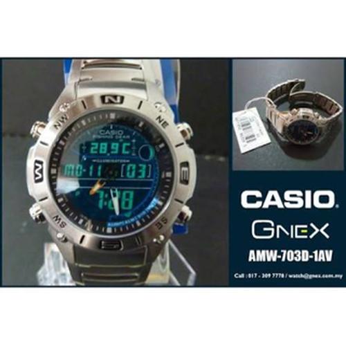 Jual Jam Tangan Pria Casio Outgear Fishing Gear Amw-703d Original (prasetyo  - Kota Depok - prasetyo store | Tokopedia