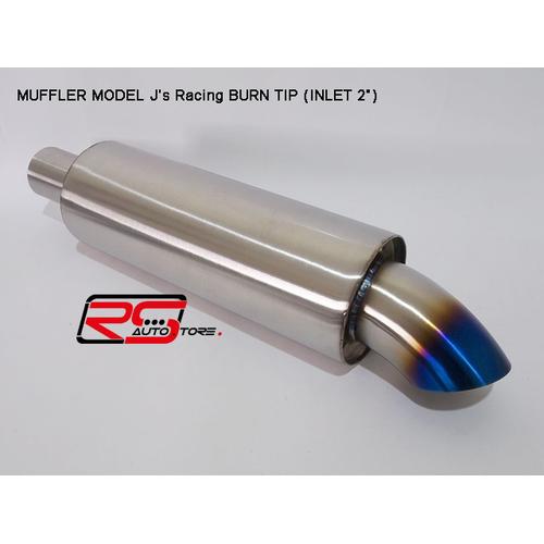 Foto Produk Knalpot/Muffler model Js Racing Burn Tip, Made In Taiwan. Universal. dari RS-Autostore
