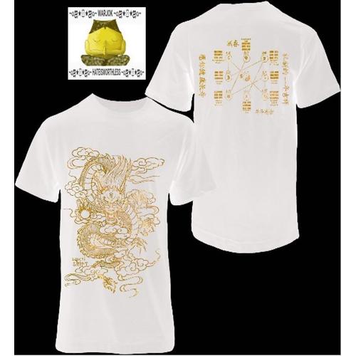 Jual T-SHIRT WHITE GOLD DRAGON FOR 