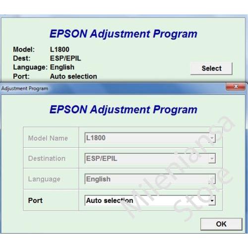 Jual Reset Epson L1800 / L1300 Waste Ink Pad Counters Kab. Pemalang