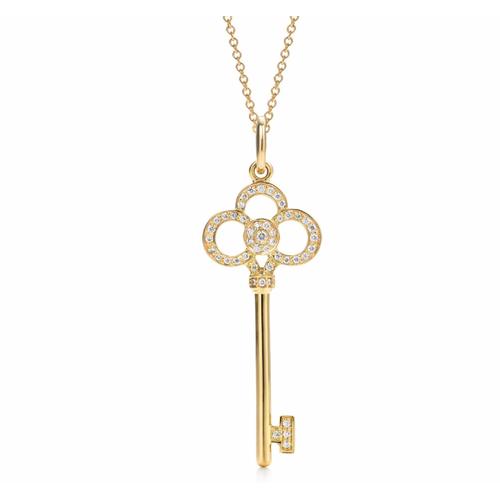 Jual kingly key liontin kalung emas 