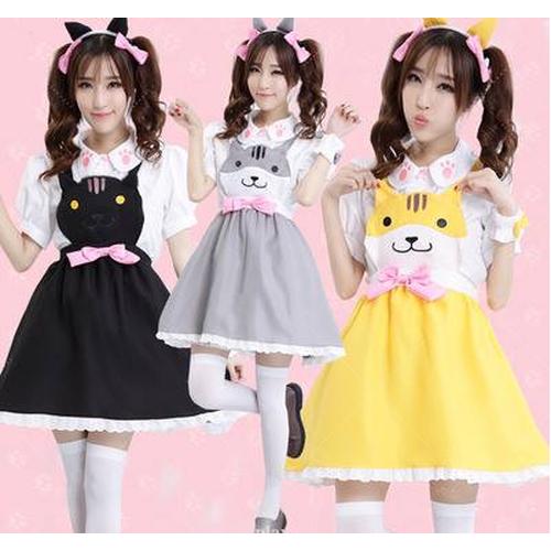 Jual Costume Neko color maid Anime 