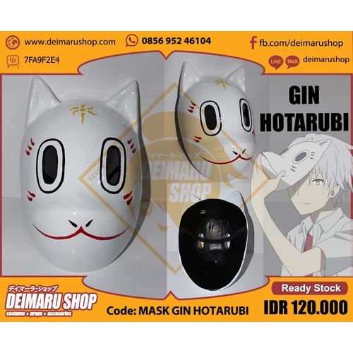 Jual Mask Gin Hotarubi No Mori E Topeng Anime Manga Cosplay Festival Fiber Kab Bekasi Toko Cosplay Deimaru Tokopedia