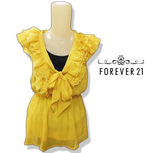 Gambar Bluss sifon forever 21 authentic dari toko super murah undefined Tokopedia