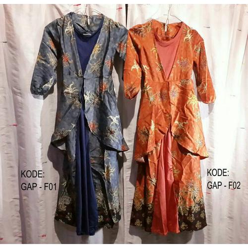 Foto Produk BAJU MUSLIM ANAK PEREMPUAN GAMIS DRESS PASHMINA BATIK SATIN JERSEY dari Reisya busana & aksesori