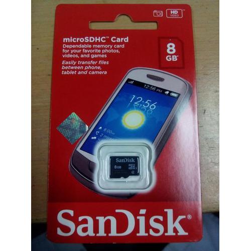 Foto Produk MICRO SD CARD SANDISK 8 GB dari Ayri17 Shoplovers