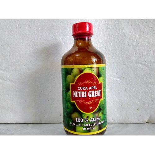 Gambar Cuka Apel Nutri Great dari Fadiyah Shop Kab. Bogor Tokopedia