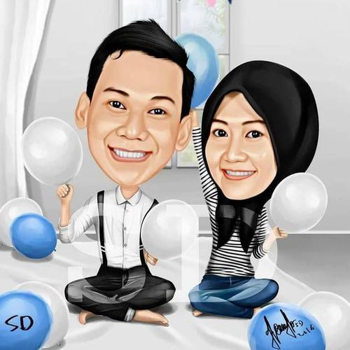 Foto Produk karikatur tema wisuda dari KiprayArt's