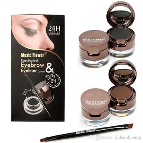 Foto Produk MUSIC FLOWER FASCINATED EYEBROW & EYELINER CREAM 24H dari Diin Shop