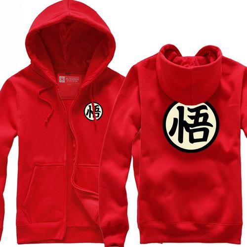 HOODIE ZIPPER RED DRAGON BALL GOKU - C3 