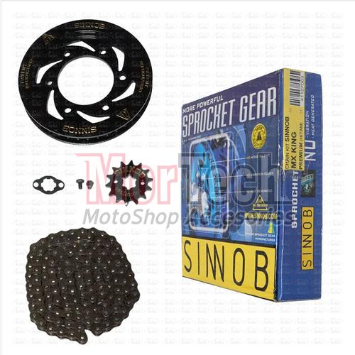Jual Chain Kit Gear Set Rantai Motor Sinnob Jupiter MX King Premium Kab. Buleleng Mortech